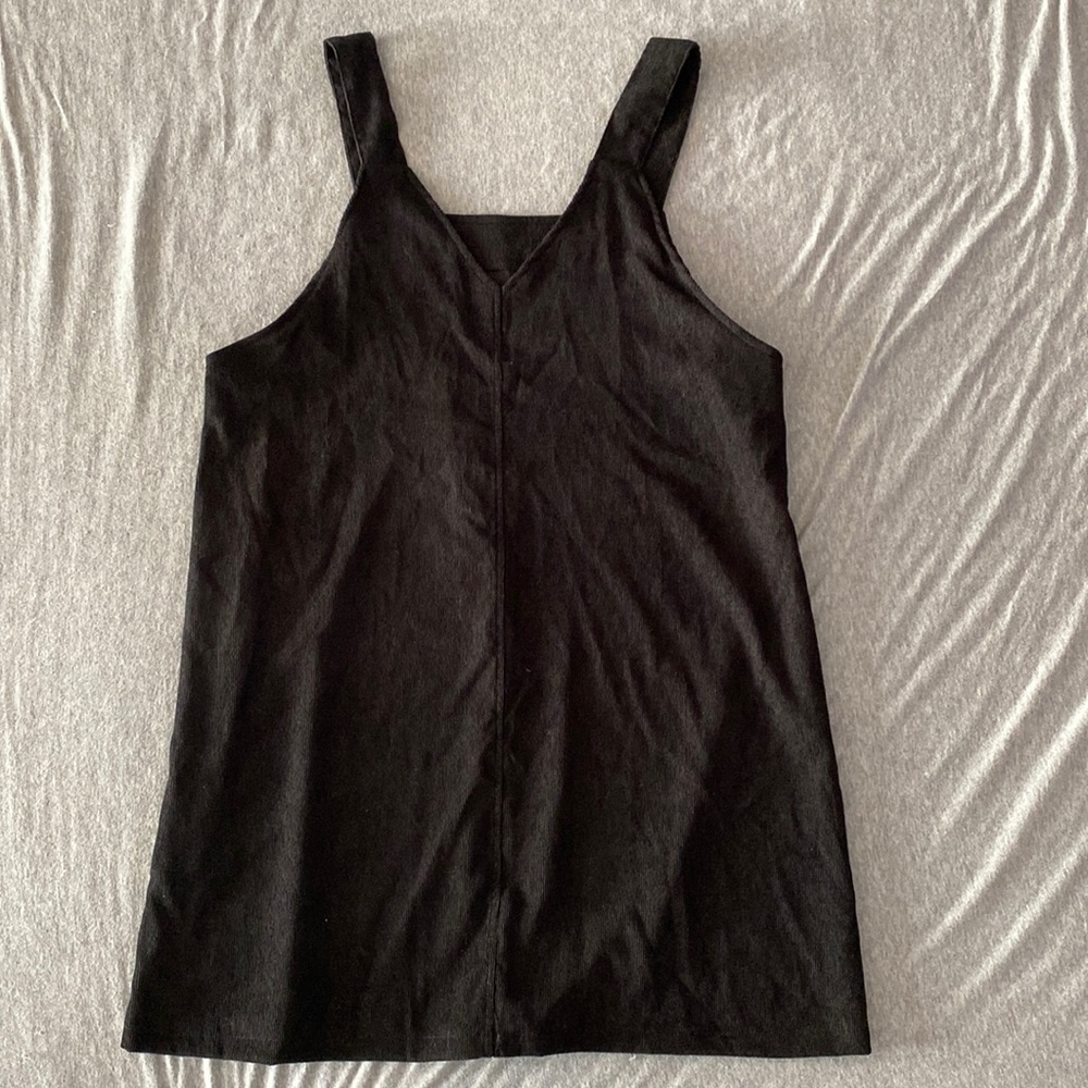 SHEIN corduroy overall dress